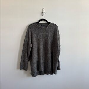 Zara Men's Gray Crewneck Sweater